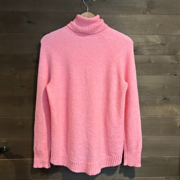 J CREW Turtleneck Sweater Supersoft Wool Alpaca Sz M - Picture 2 of 4